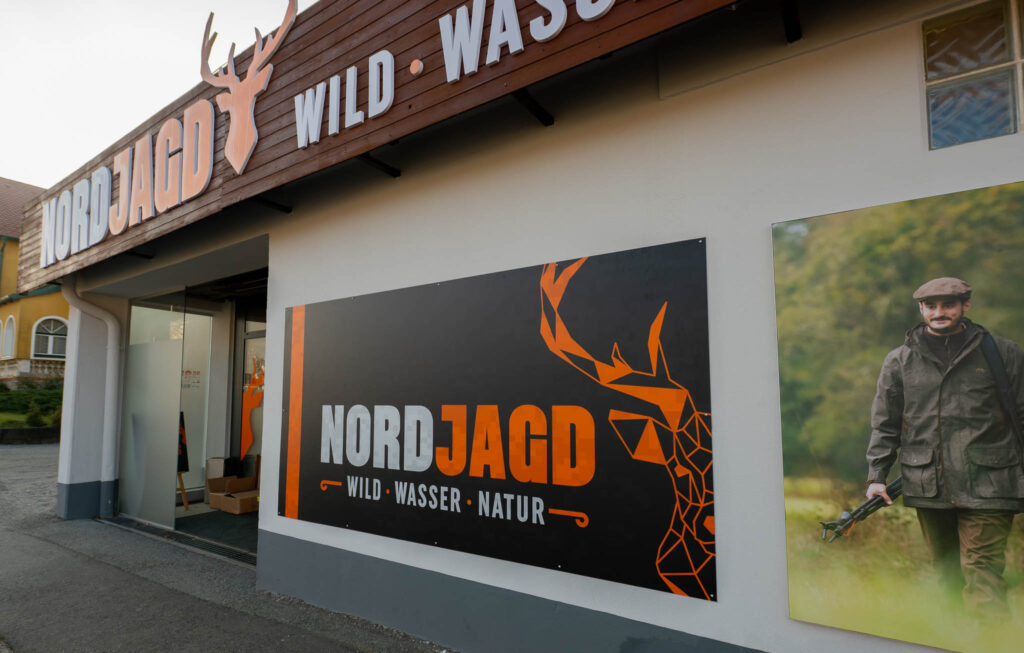 Nordjagd Fachgeschäft Außenansicht in Göpfritz an der Wild Fassade