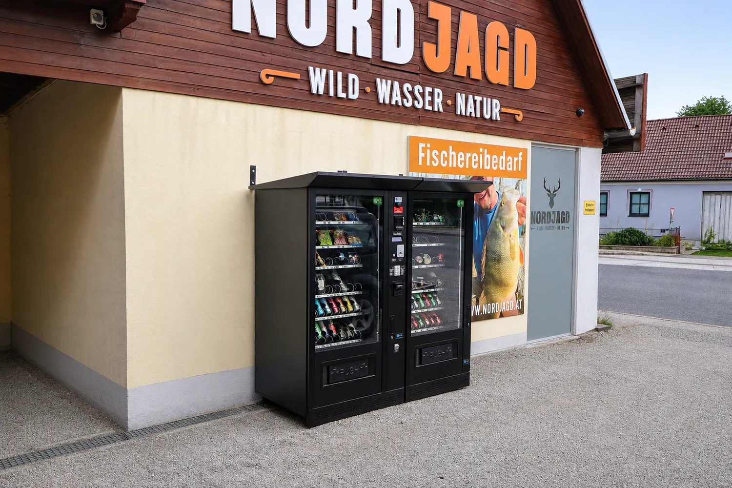 24-h-Warenautomat für Anglerbedarf in Göpfritz